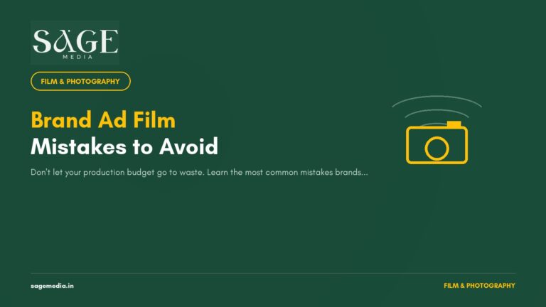 5 Critical Mistakes to Avoid When Shooting Your First Brand Ad Film