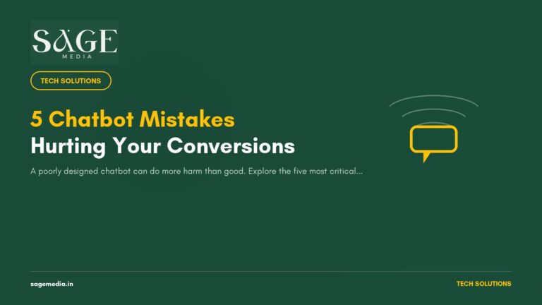 5 Chatbot Design Mistakes That Are Killing Your Conversion Rates