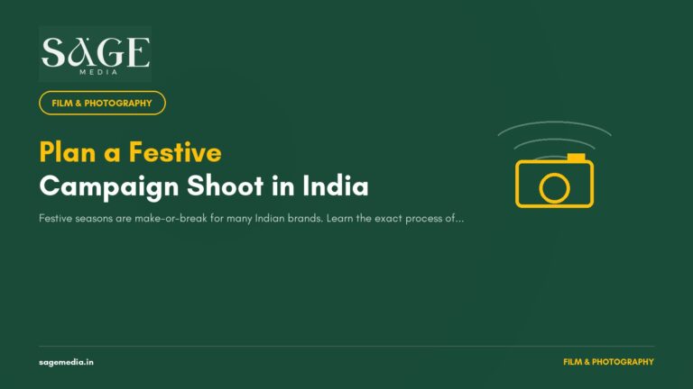 How to Plan a Successful Festive Campaign Shoot in India