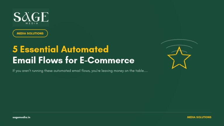 5 Must-Have Automated Email Flows Every E-Commerce Brand Needs