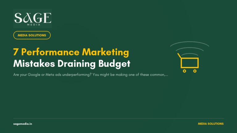 7 Expensive Performance Marketing Mistakes Draining Your Ad Budget