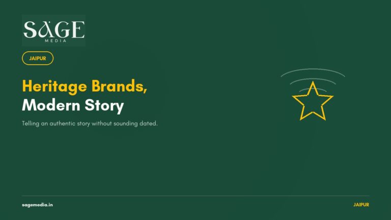 How Jaipur Heritage Brands Can Tell an Authentic Story