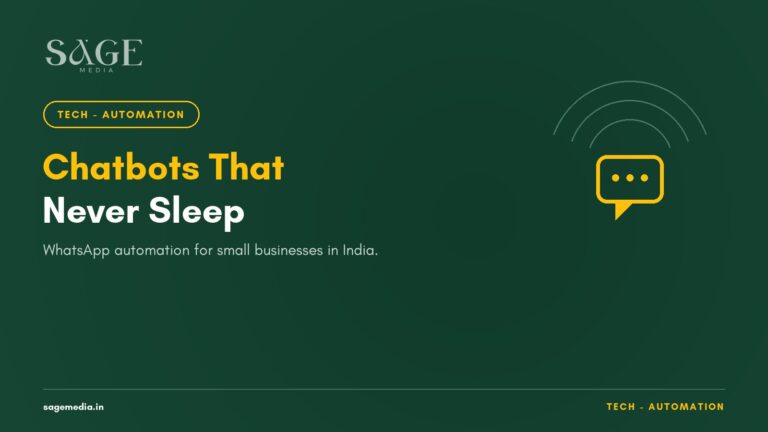 Chatbot Development for Small Businesses in India: A Practical Implementation Guide - Sage Media