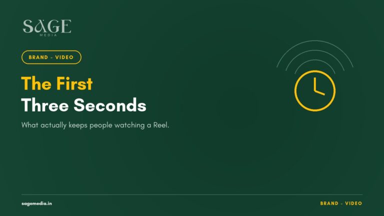 What Actually Makes People Watch a Reel Past the First Three Seconds - Sage Media