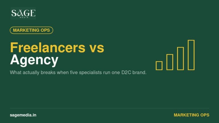 Freelancers vs Agency: What D2C Brands Should Pick
