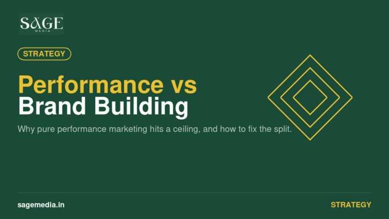 Performance Marketing vs Brand Building: Getting the Split Right