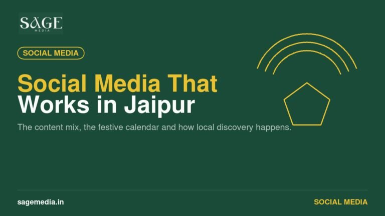 Social Media Marketing Agency in Jaipur: What Actually Works for Brands